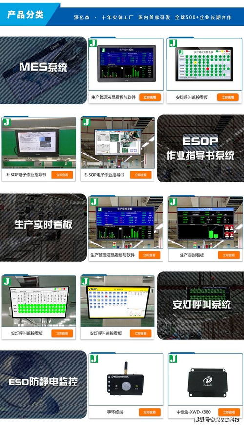 深億杰智能工廠信息化管理系統 定制車間生產看板與電子作業指導書顯示系統引領制造業數字化轉型